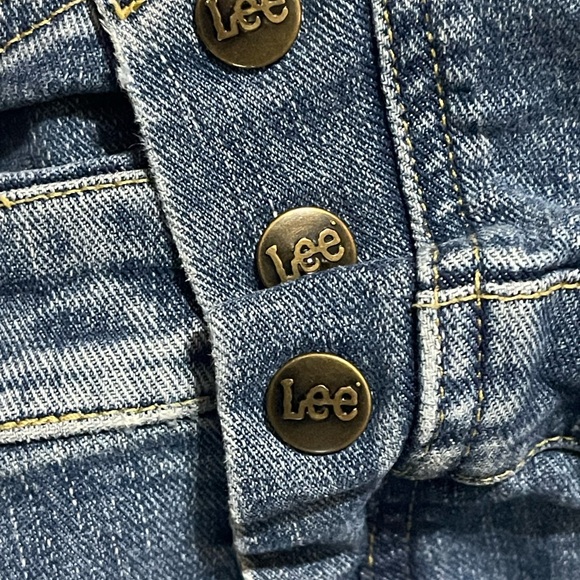 L Women's Lee European Collection Flare Overall Workwear Vintage Size Medium - Picture 7 of 8